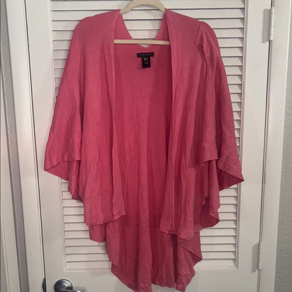 Pink Draped Women's Sweater